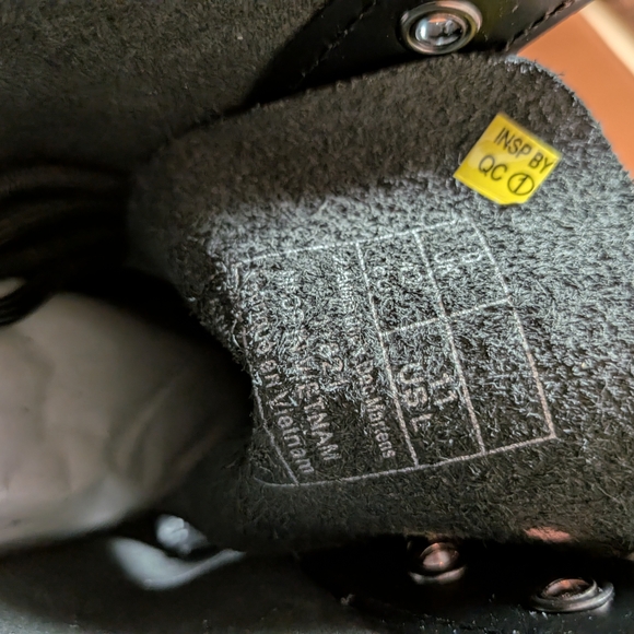 Dr. Martens Glossy Black Combat Boots - Picture 5 of 8